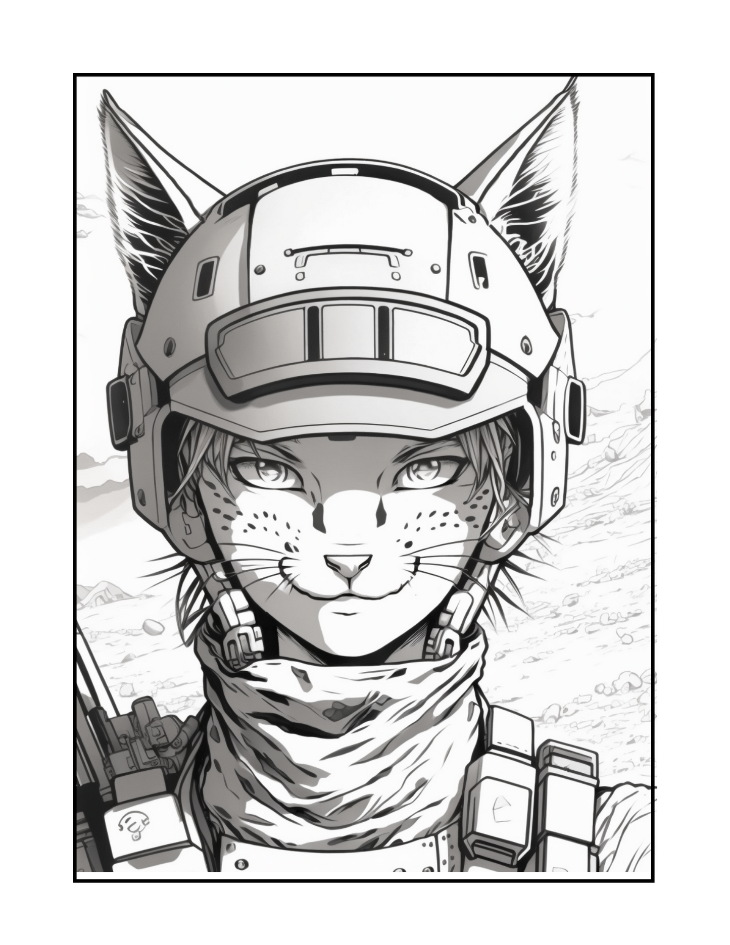 Cats In Action: An Adult Coloring Book for Anxiety and Mindfulness